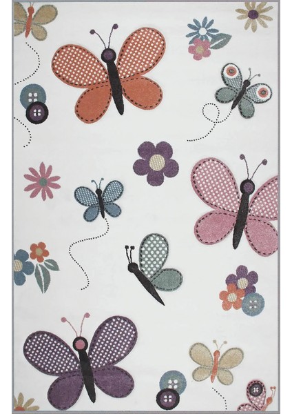 Dijital Baskı Yıkanabilir Kaymaz Taban Çocuk Halısı RVG4042 fiyatları