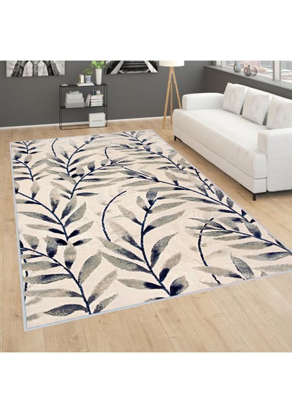 Dijital Baskı Yıkanabilir Kaymaz Taban Salon Halısı RVG1671