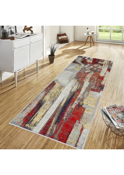 Dijital Baskı Yıkanabilir Kaymaz Taban Salon Halısı RVG1726