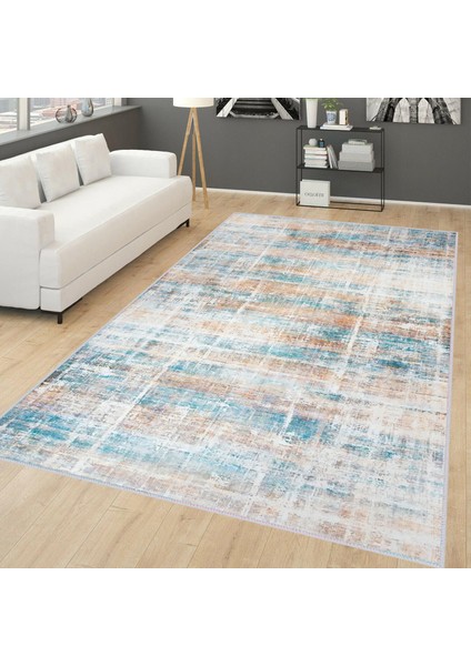 Dijital Baskı Yıkanabilir Kaymaz Taban Salon Halısı RVG1769
