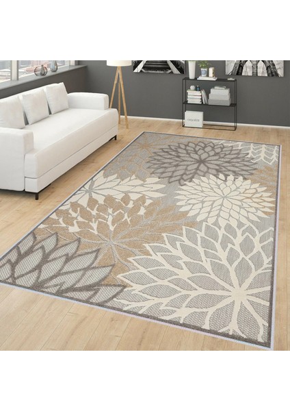Dijital Baskı Yıkanabilir Kaymaz Taban Salon Halısı RVG1777