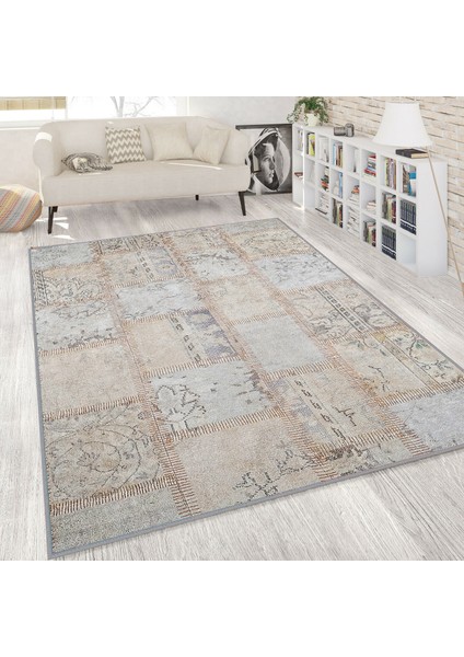 Dijital Baskı Yıkanabilir Kaymaz Taban Salon Halısı RVG1807