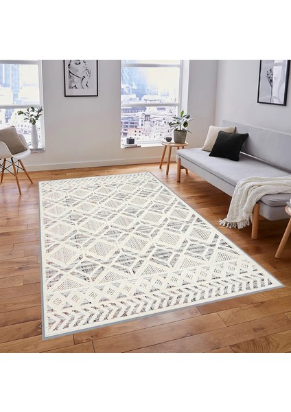 Dijital Baskı Yıkanabilir Kaymaz Taban Salon Halısı RVG1826