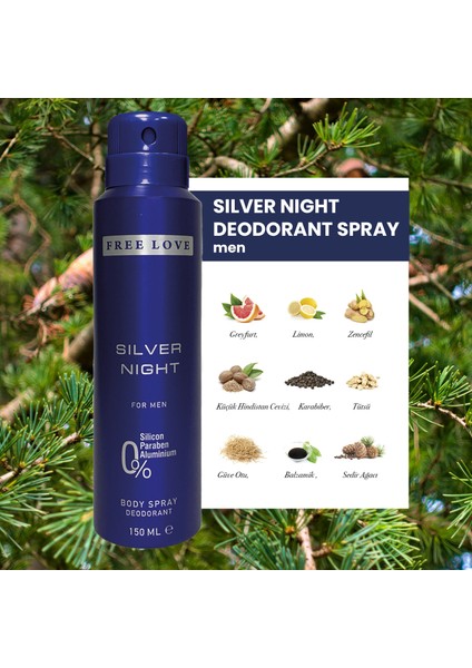 Silver Night Erkek Deodorant 150 ml fiyatları