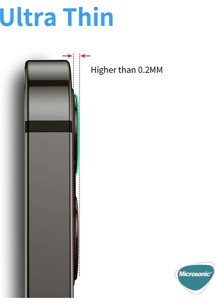 Apple iPhone 13 Tekli Kamera Lens Koruma Camı Füme