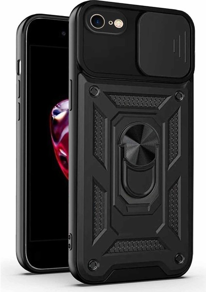 Apple iPhone Se 2022 Kılıf Impact Resistant Siyah