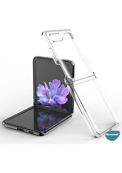 Samsung Galaxy Z Flip Kılıf Shell Platinum Şeffaf