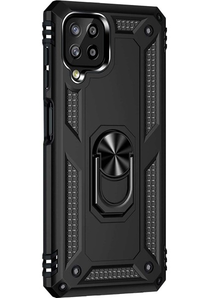 Samsung Galaxy A22 4g Kılıf Military Ring Holder Siyah fiyatları