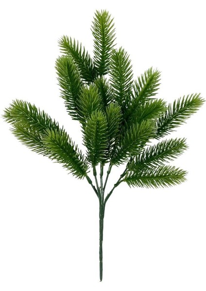 Yapay Çiçek Ponpon Çam Garnitür Aradal Dekoratif Yapay Bitki 30CM