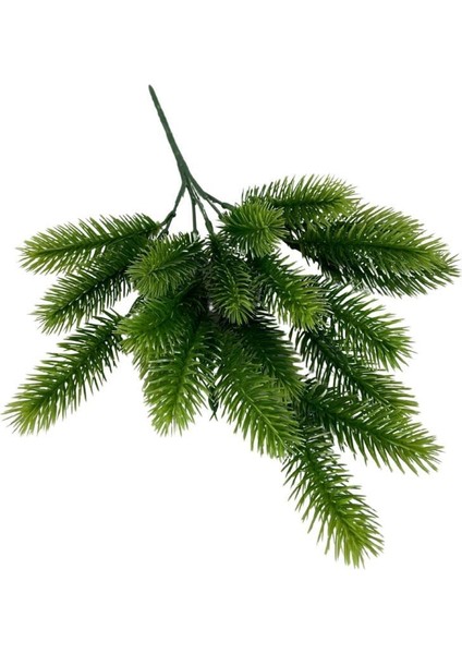 Yapay Çiçek Ponpon Çam Garnitür Aradal Dekoratif Yapay Bitki 30CM