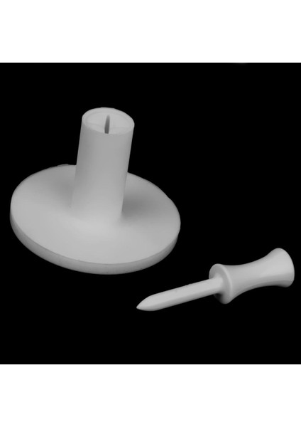 Beyaz Kauçuk Golf Tee Çift Amaçlı Çapraz Aralığı Uygulama Kış Tee Tutucu (Yurt Dışından) modelleri