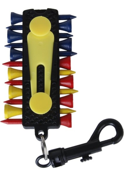 Golf Tee Caddy Kaleci Anahtarlık 12 Tees 2 Top Işaretleyiciler Divot Aracı Kalem Seti (Yurt Dışından) modelleri