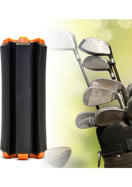 2x Golf Kulübü Tutucu Taşıyıcı Organizatör Destek Tutucu Bölücü Siyah + Turuncu (Yurt Dışından) indirimleri