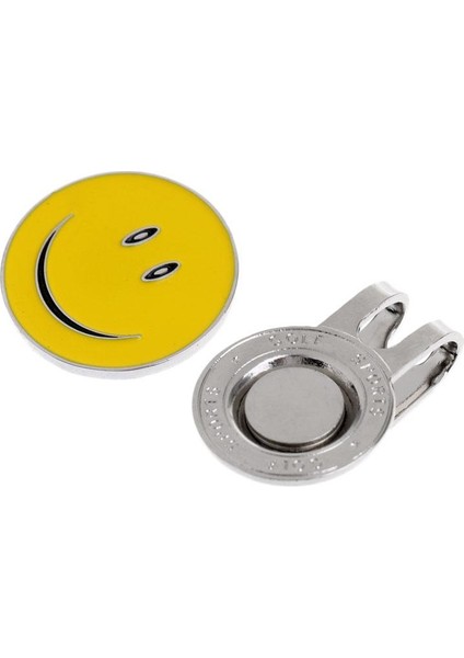 3x Sevimli Gülümseme Yüz Manyetik Şapka Klip Golf Topu Marker Golf Vizör Klip (Yurt Dışından) fırsatları