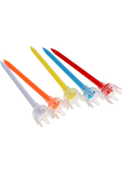 2x 5 Parça Dayanıklı Plastik Taç Golf Tees Golfçü Eğitim Aracı Rastgele Renk (Yurt Dışından) fırsatları