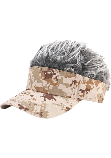 2 Adet Erkekler Beyzbol Sahte Saç Golf Şapka Visor Peruk Şapka (Yurt Dışından) fiyatları