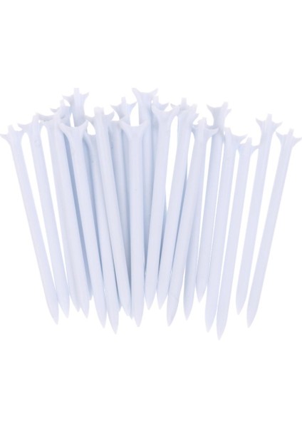 2x 25 Parça Set Dayanıklı 82MM Plastik Golf Tees Golf Araçları Aksesuarları Beyaz (Yurt Dışından) fiyatları