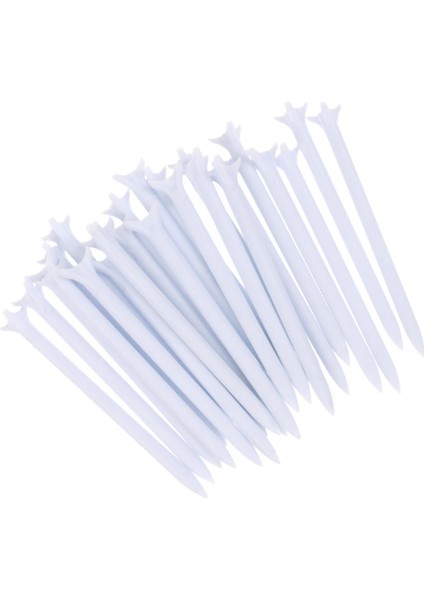 2x 25 Parça Set Dayanıklı 82MM Plastik Golf Tees Golf Araçları Aksesuarları Beyaz (Yurt Dışından) indirimleri