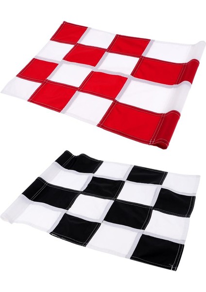 2 Paket Golf Deliği Kutup Kupası Bayrak Yeşil Backyard Uygulama Eğitim Yardımı (Yurt Dışından)