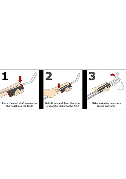 3 Adet Golf Kulübü Tutucu Taşıyıcı Organizatör Destek Tutucu Bölücü (Yurt Dışından) fiyatları