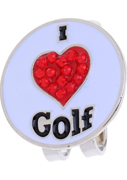 Golf Topu Marker Alaşım Golf Şapkası Klip Ben Golf Desen Seviyorum (Yurt Dışından) indirimleri
