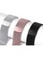 Apple Watch Seri 10 46MM, Seri 9/8/7/6/se/5/4/3 Milano Loop Metal Hasır Kordon 45MM 44MM 42MM Uyumlu (Siyah) 3