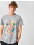 Erkek Kaplan Baskılı Tişört 2