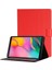 Galaxy Tab A7 10.4 Için Standlı Deri Tablet Kılıfı - Kırmızı (Yurt Dışından) 1