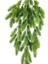 Yapay Çiçek Sarkan Çiçek Yeşil Çam Iğneli Ponpon Yapay Sarmaşık 70*30CM Uv Katkılı Güneşe Dayanıklı 2
