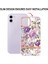 Çiçekler ve Bitkiler Tpu Telefon Kılıfı Için iphone 11 Mor Şakgriık 2