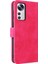 Cilt Hissediyorum Pu Telefon Kılıfı Xiaomi Mi 12 5g Rose Red 3