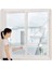 (5 Adet) 130X150 cm Hazır Pencere Sinekliği 4 mt Cırt Bant Hediye Tak Çıkar Tül Sineklik (5 Adet) 5ADET 1