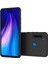 Xiaomi Redmi Note 8 Kılıf Premier Mat Silikon Kamera Koruma + Cam 4