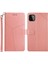 Galaxy A22 5g Için Y-Şekilli Çizgi Baskılı Cüzdan Tasarımlı Standlı Manyetik Pu Deri Telefon Kılıfı - Pembe (Yurt Dışından) 1
