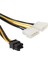 6 Pin Pci E To 2x4 Pin Molex Erkek Power Güç Kablosu 30 cm 2