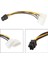 6 Pin Pci E To 2x4 Pin Molex Erkek Power Güç Kablosu 30 cm 4