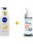 E2'quality Diş Köpük + Nivea Q10 Sıkılaştırıcı Vücut Losyonu, 400 ml 1