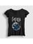 Kadın Siyah Kanagawa Wave Gojira T-Shirt 1