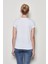 White And Simple Kadın Beyaz Basic Organik Pamuk T-Shirt 3