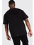 Hızlı Yaşa Siyah Oversize Kısa Kollu Erkek T-Shirt 2