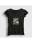 Kadın Siyah Best Cat Mom Ever Kedi T-Shirt 1