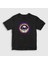 Unisex Çocuk Siyah Wormhole Astronaut Uzay T-Shirt 1