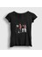 Kadın Siyah Band Radiohead T-Shirt 1