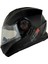 Icon Çene Açılır Parlak Siyah Kask 1