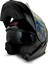 Icon Çene Açılır Parlak Siyah Kask 3