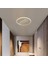 Plafonia Transparent 40CM Daire Tavan Tipi LED Avize 4