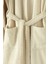 Plain Pamuklu Bornoz S - M Krem 3