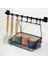 Güçlü Yapıştırma 8 Li Askı Rayı (55 Cm) + 20X30 Ferforje Sepet 1