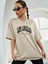 Kadın Los Angeles Baskılı Oversize T-Shirt 3