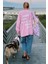 Mad Girls Pembe Sırt Baskılı Sweatshirt MG1219 2